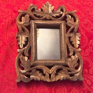 Ornate Carved Wood Picture Frame